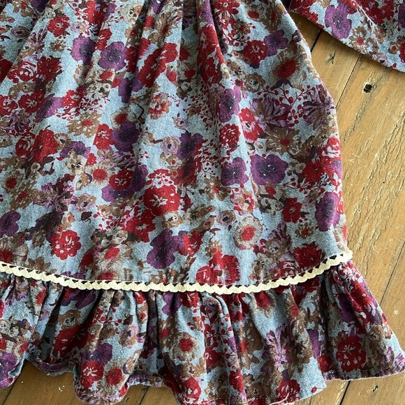 Elestory chambray floral dress - Picture 2 of 5